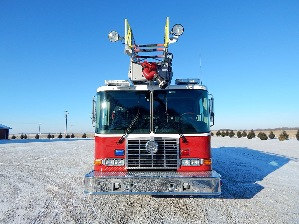 HME 80-FOOT THREE SECTION REAR MOUNT AERIAL LADDER #H1006 | Alexis Fire ...